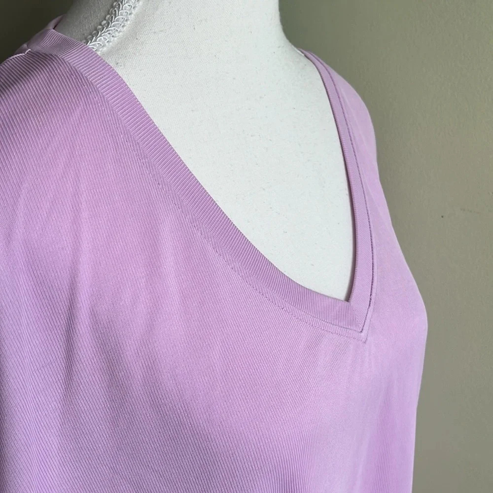 Chico's Light Pink Short Sleeve Tee - Picture 13 of 15
